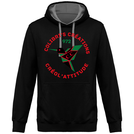 Sweat à Capuche Bicolore Unisexe C.A 972
