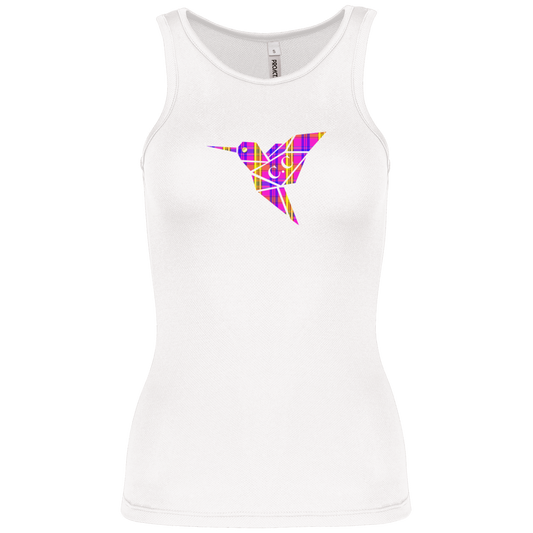 Débardeur Colibri Madras Violet