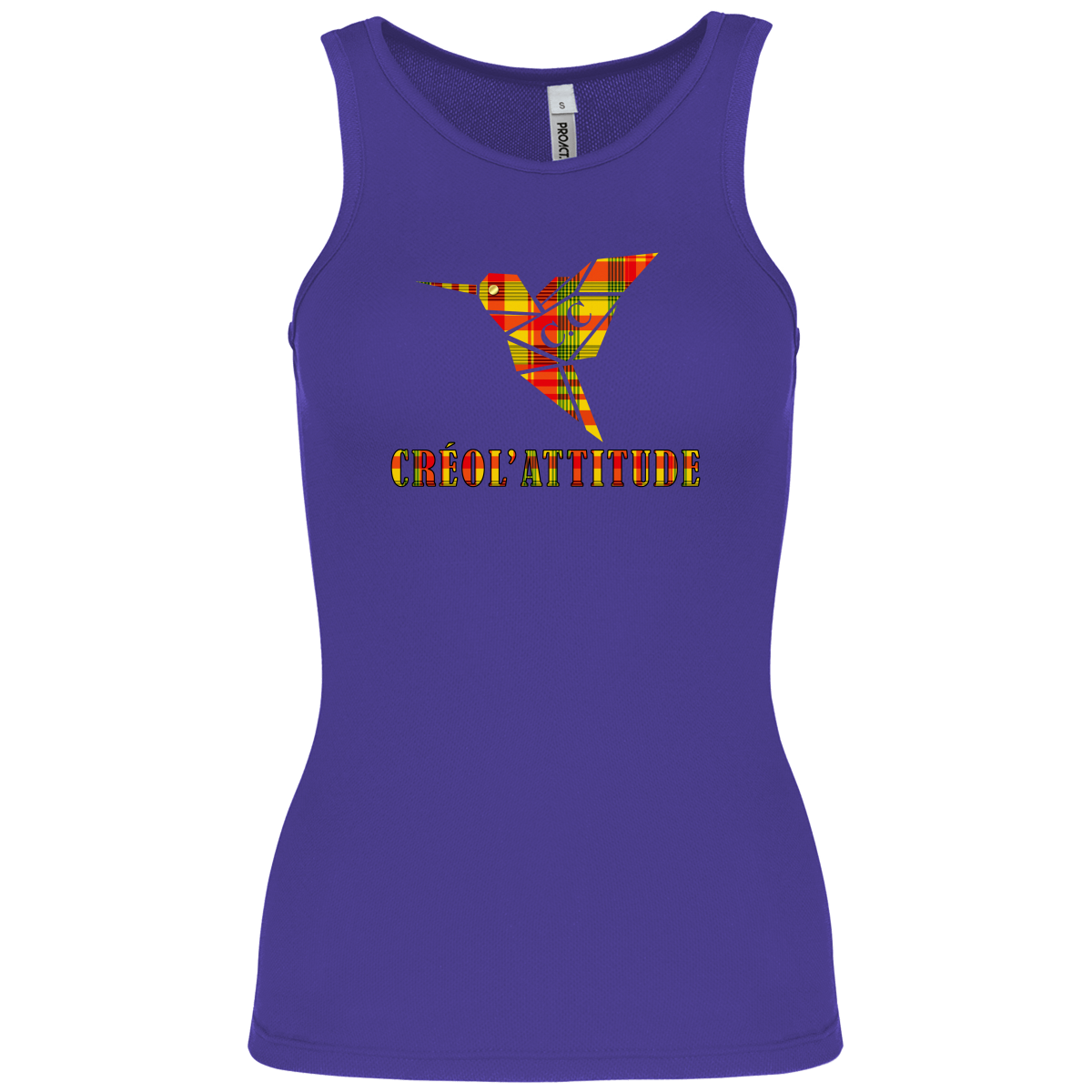 Débardeur Sport Créol'Attitude Madras Sunshine
