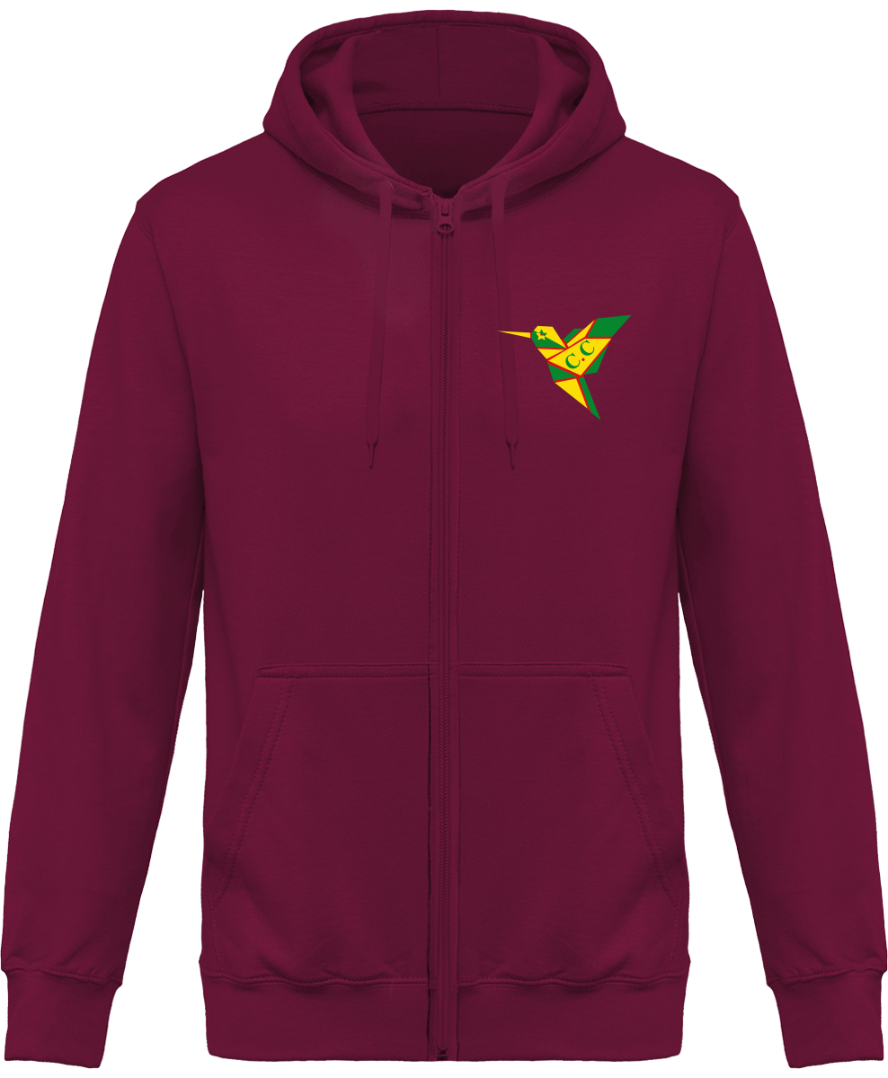 Sweat Zippé à capuche Unisexe GuyanaStyl'
