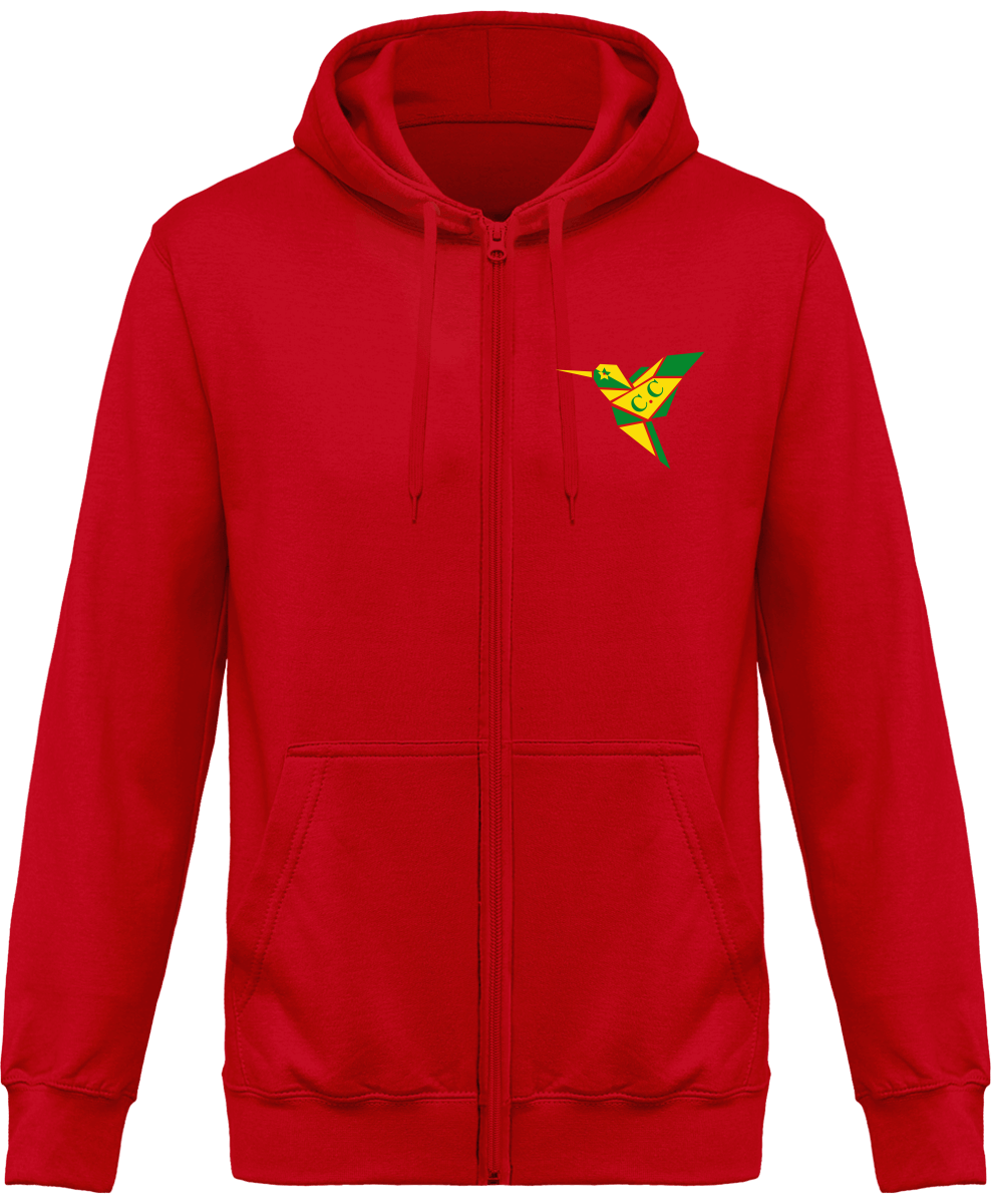 Sweat Zippé à capuche Unisexe GuyanaStyl'