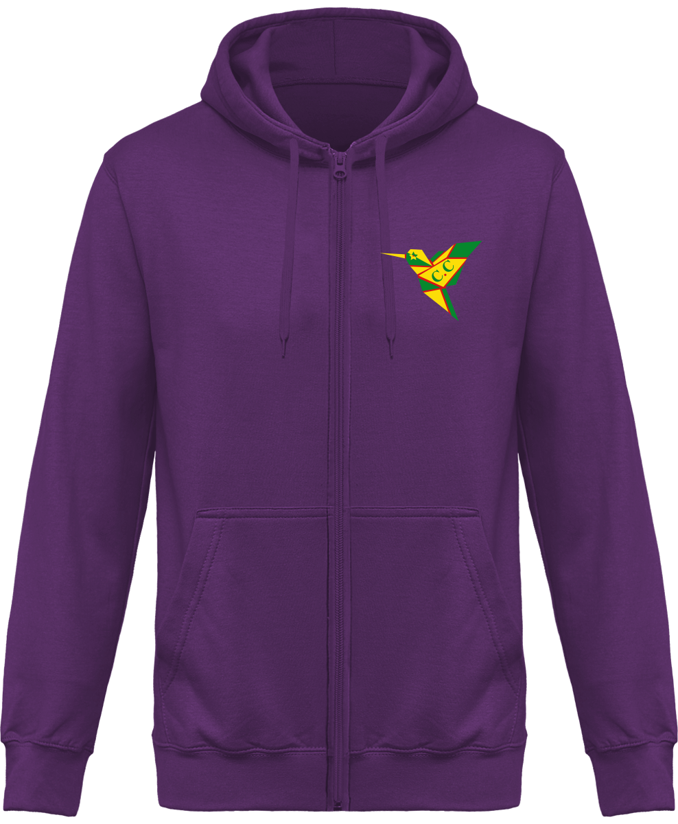 Sweat Zippé à capuche Unisexe GuyanaStyl'