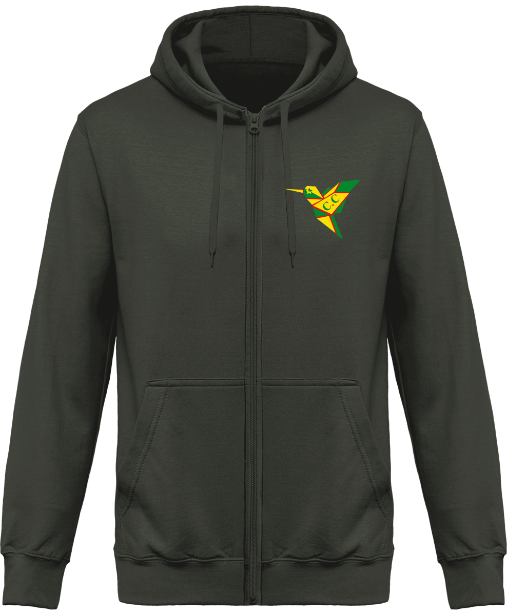 Sweat Zippé à capuche Unisexe GuyanaStyl'
