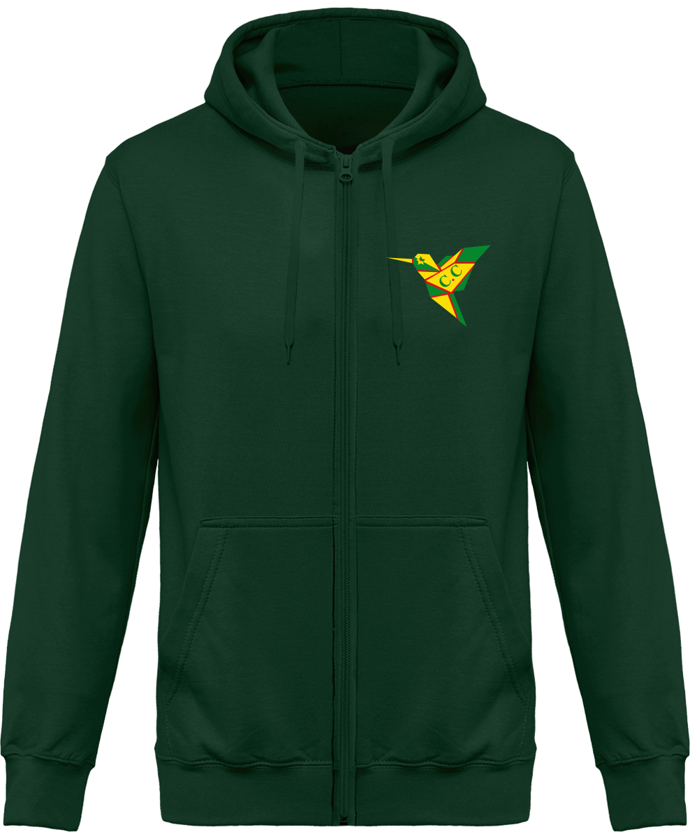 Sweat Zippé à capuche Unisexe GuyanaStyl'