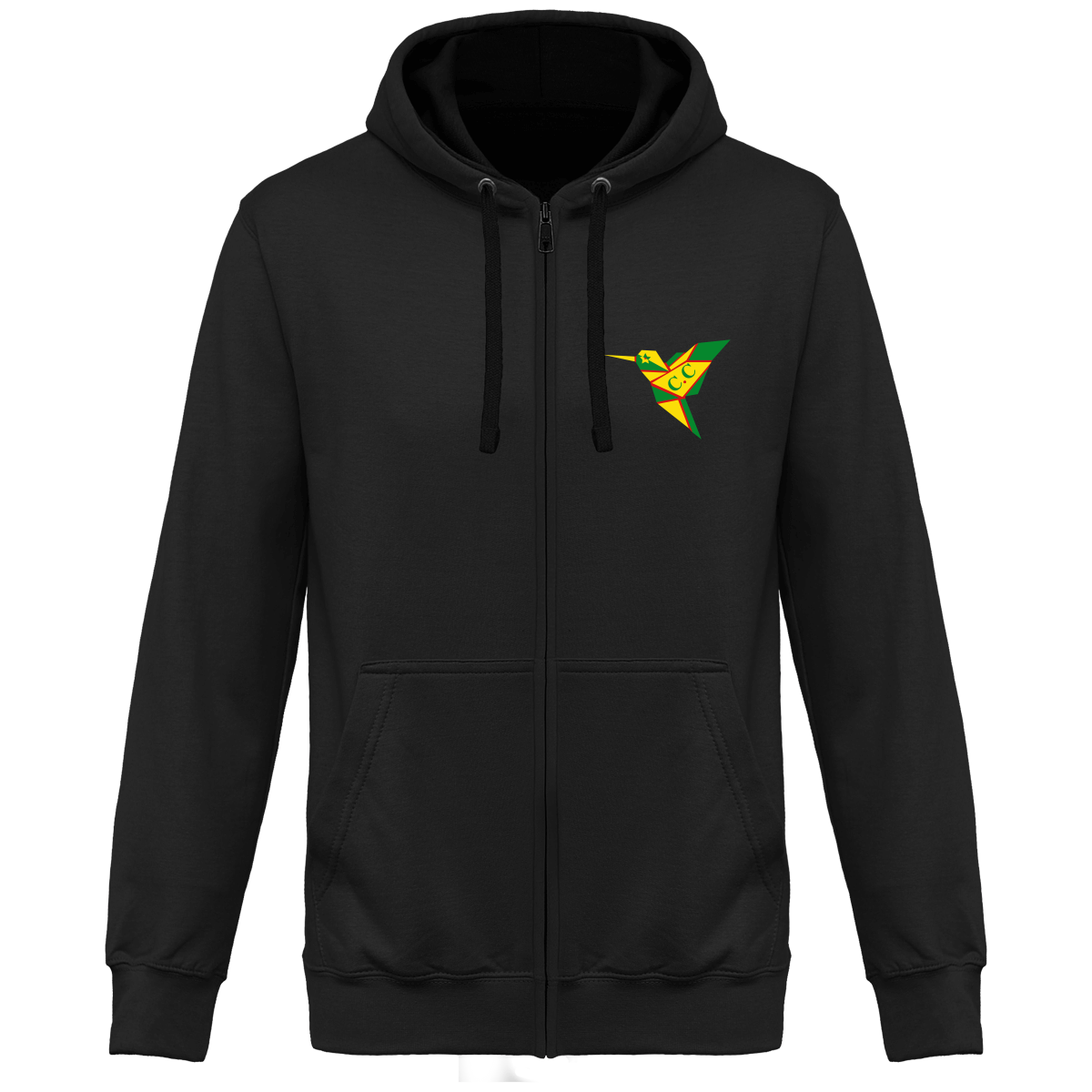 Sweat Bicolore Zippé Unisexe GuyanaStyl'