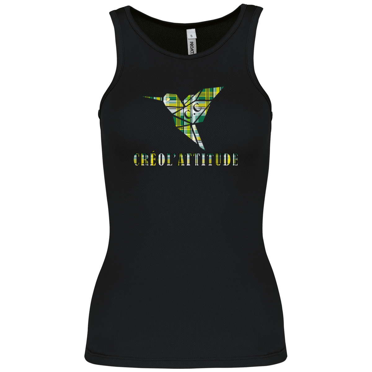 Débardeur Sport Créol'Attitude Madras Vert