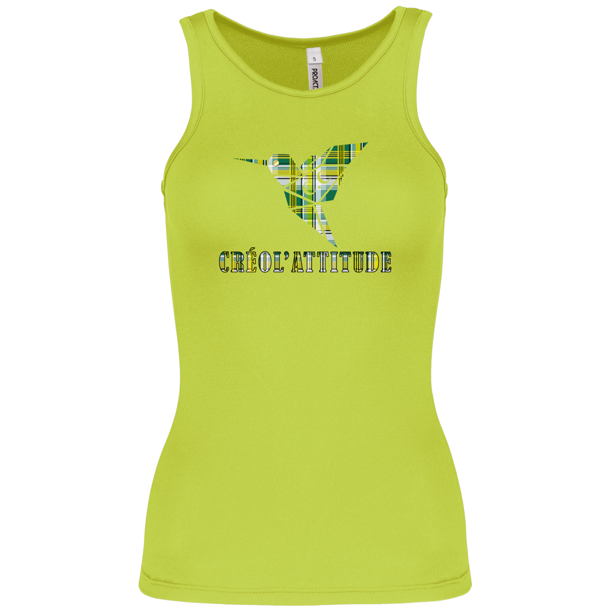 Débardeur Sport Créol'Attitude Madras Vert