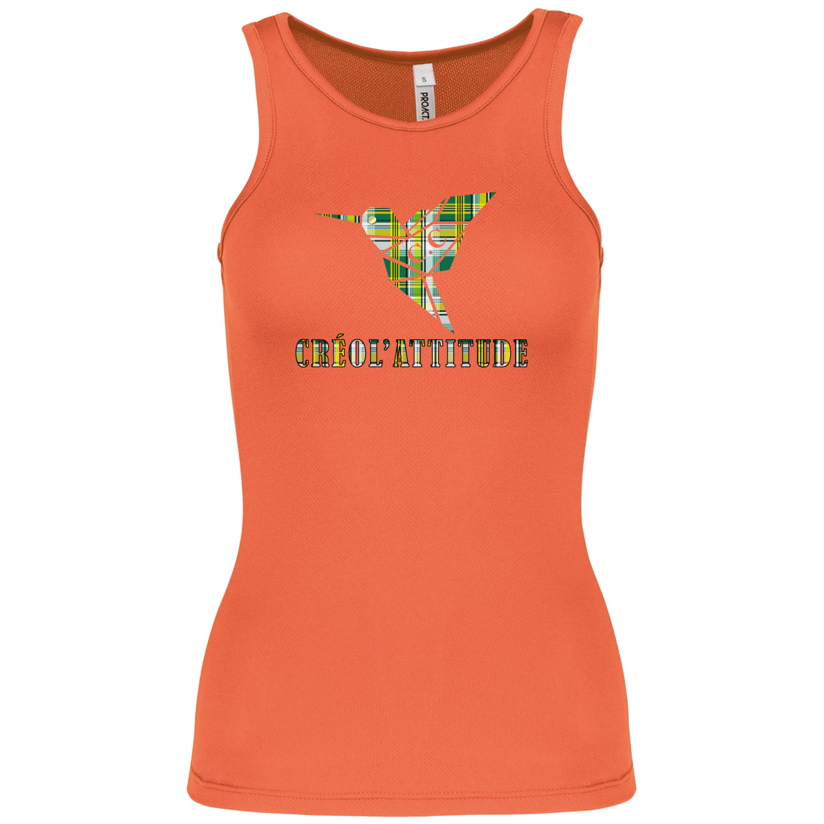 Débardeur Sport Créol'Attitude Madras Vert