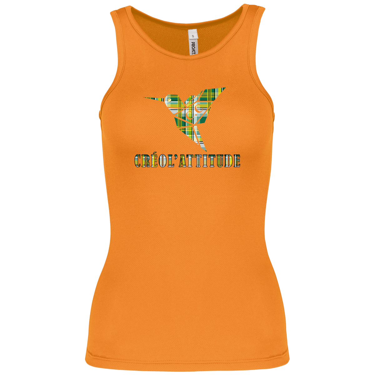 Débardeur Sport Créol'Attitude Madras Vert