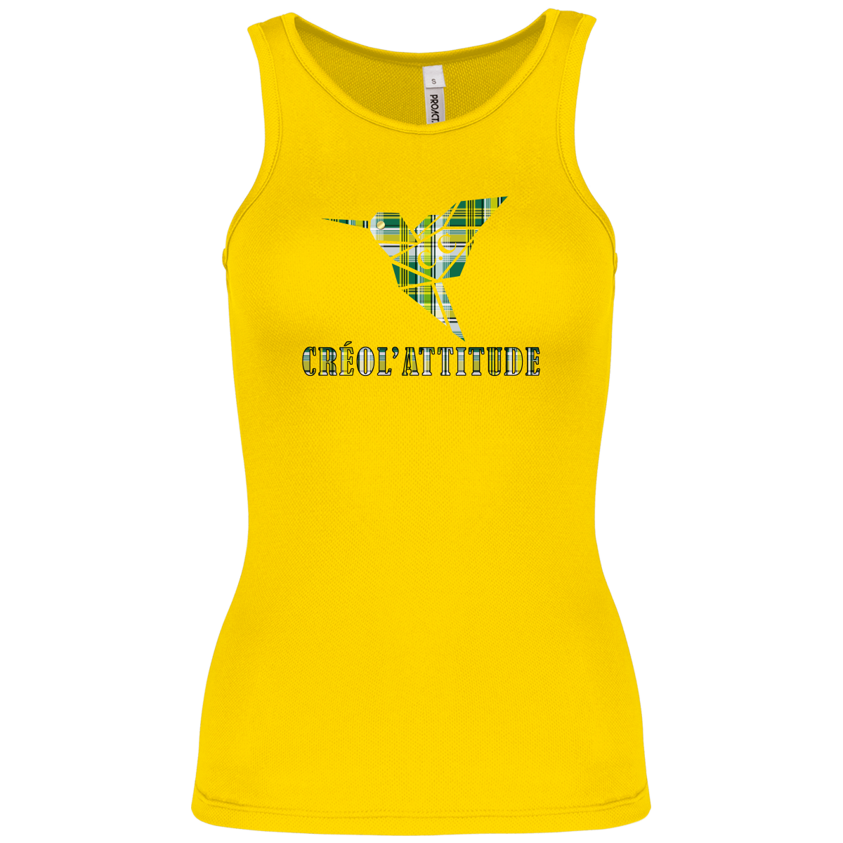 Débardeur Sport Créol'Attitude Madras Vert