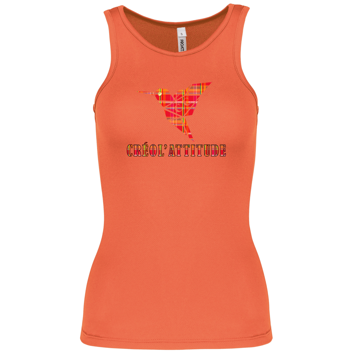 Débardeur Sport Créol'Attitude Madras Rouge