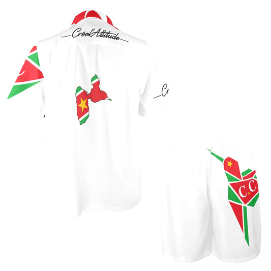 Ensemble chemise short Colibri's Gwadastyl'