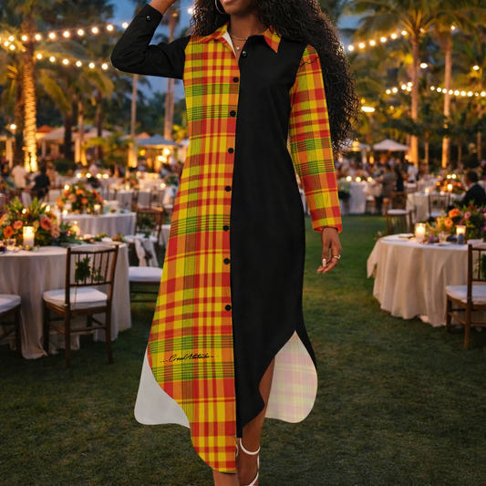 Robe Chemise Madras Sunshine