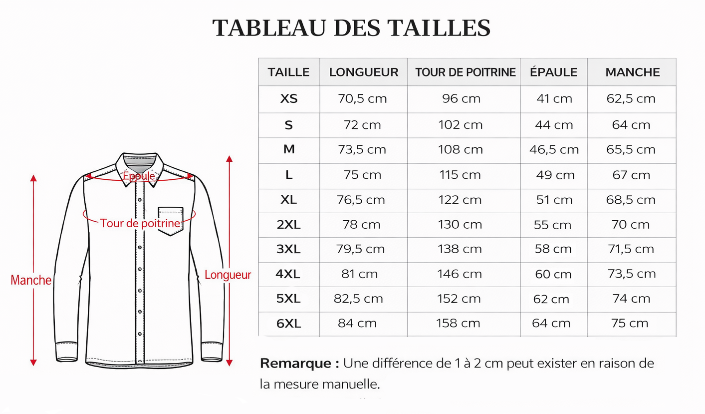 Chemise Madras à manches longues