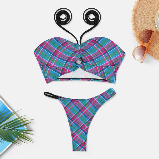 Bikini Papillon Madras Violetta