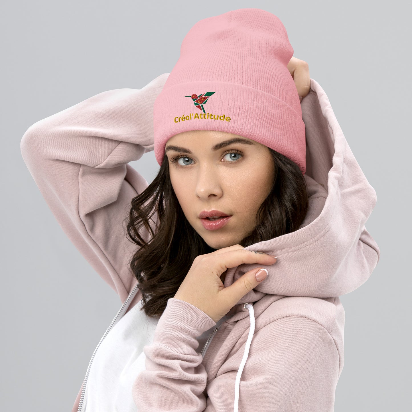 Bonnet brodé Gwadastyl' Créol'Attitude