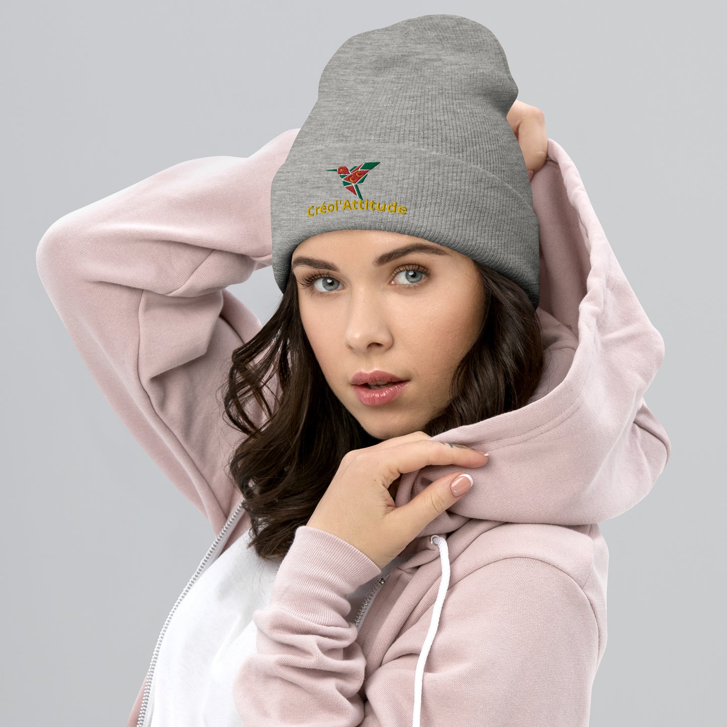 Bonnet brodé Gwadastyl' Créol'Attitude