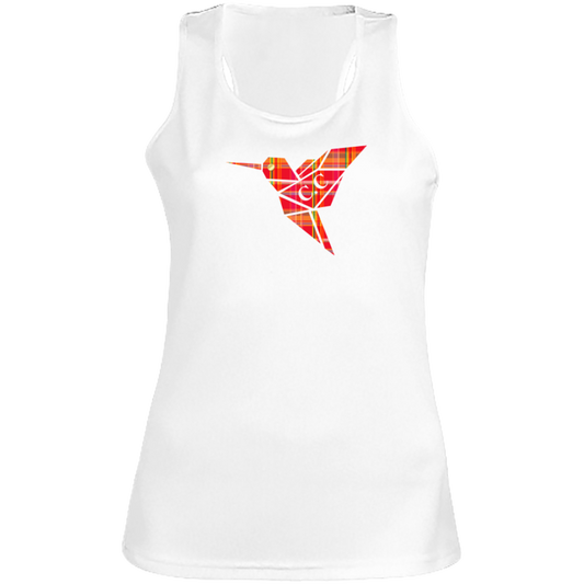 Débardeur Colibri Madras Rouge