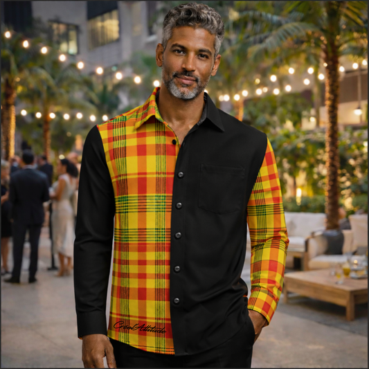 Chemise Madras à manches longues