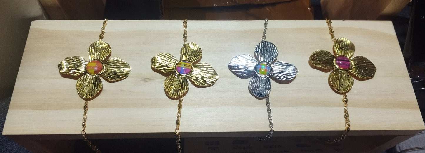 Bracelet acier jaune Mohyra