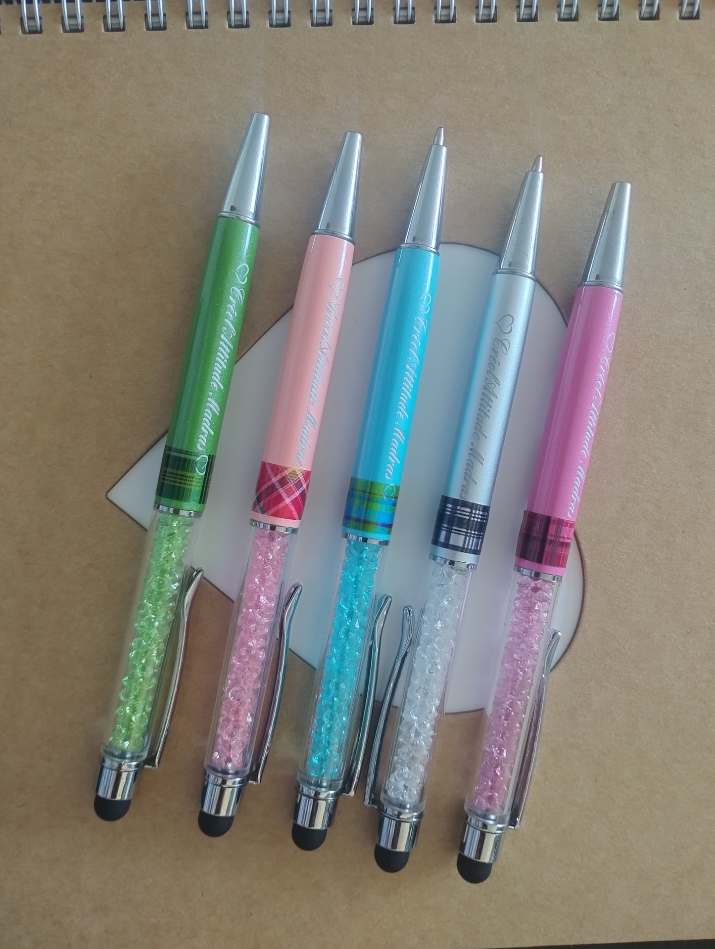 Stylo tactile Elite Madras avec cristaux