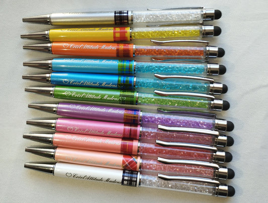 Stylo tactile Elite Madras avec cristaux