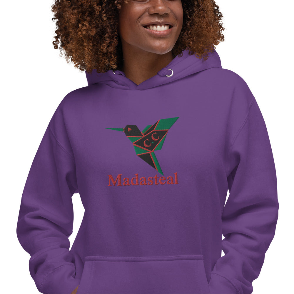 Sweat à Capuche brodé unisexe Colibri's Madasteal