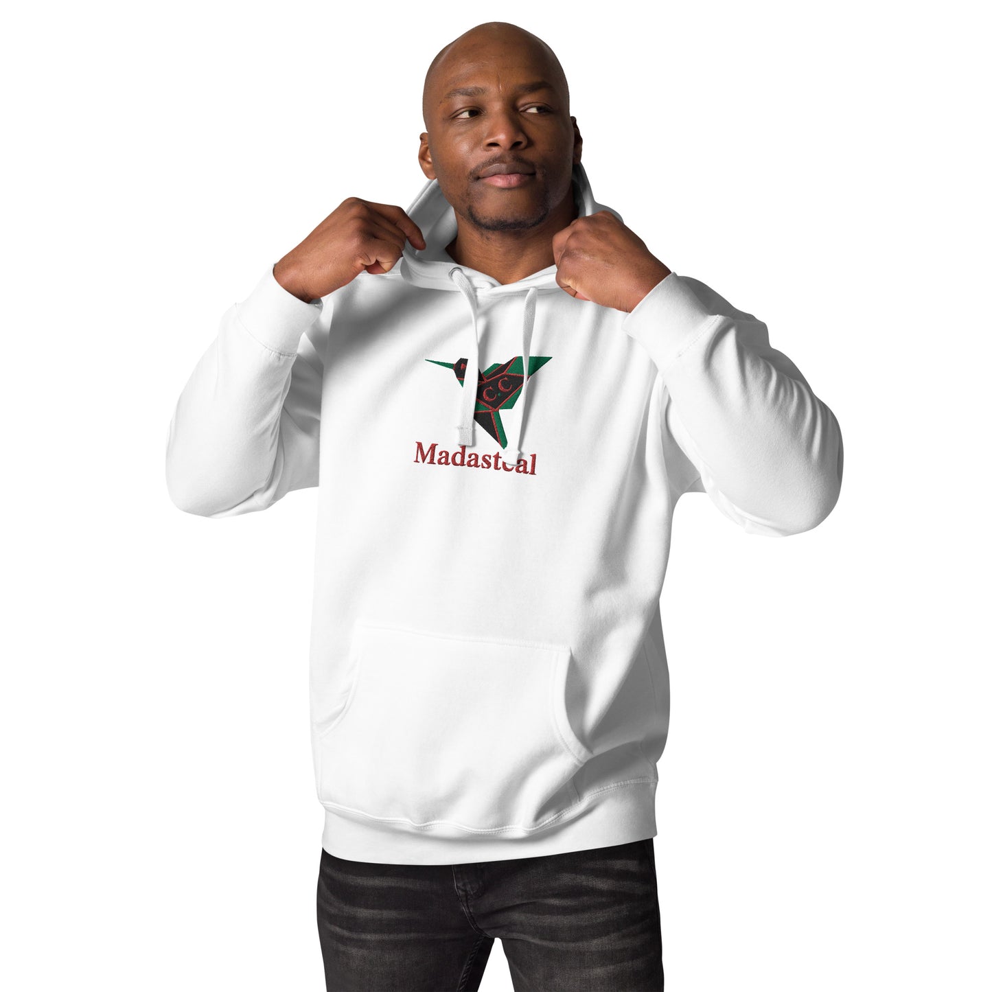 Sweat à Capuche brodé unisexe Colibri's Madasteal