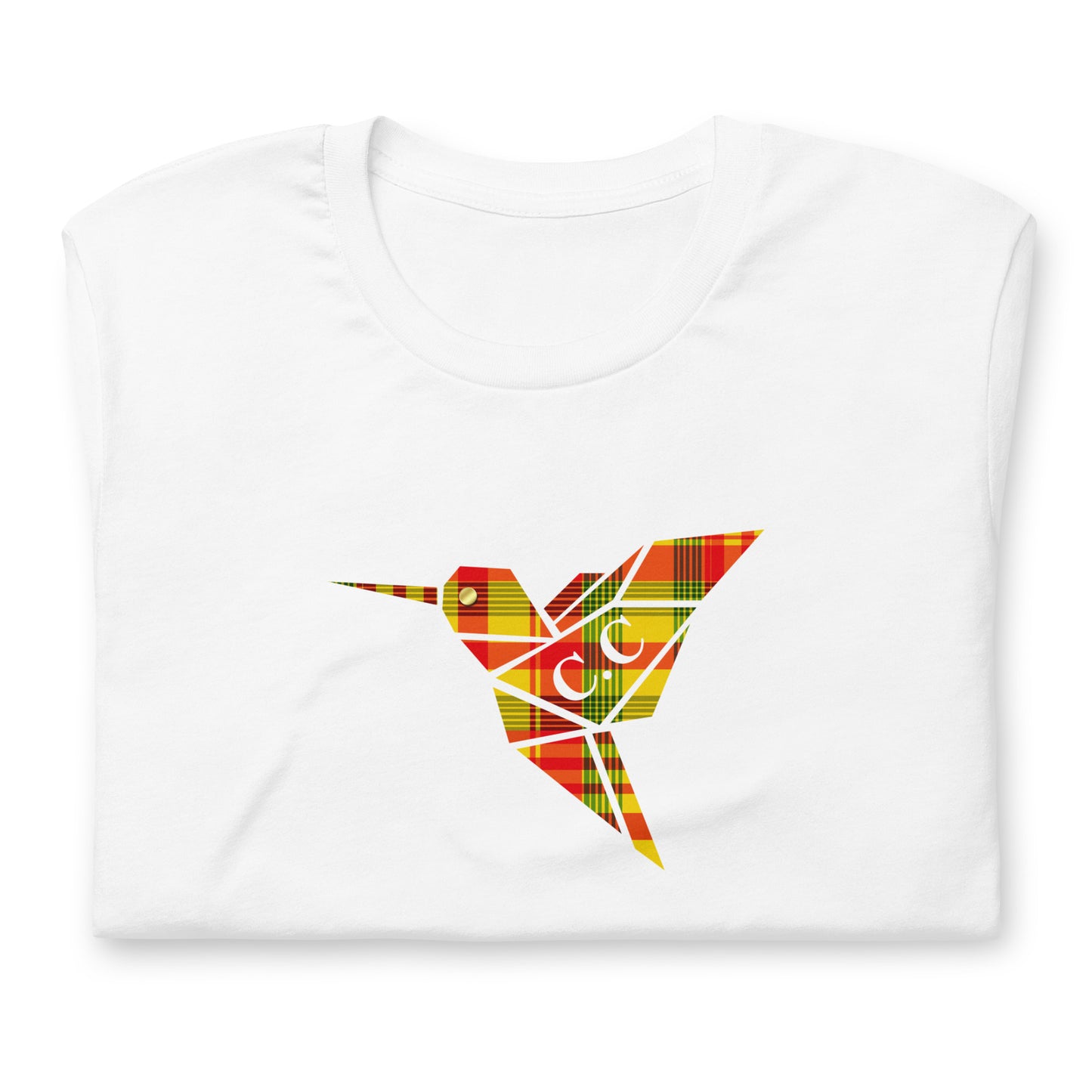 T-shirt ajusté unisexe C.C Madras Sunshine