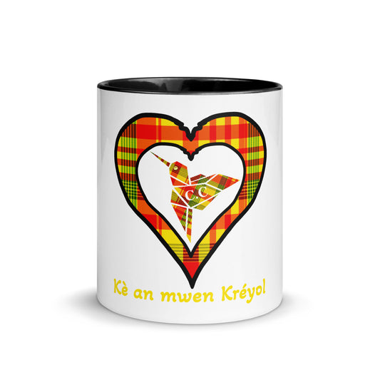 Mug Coloré Madras Sun Kè an mwen