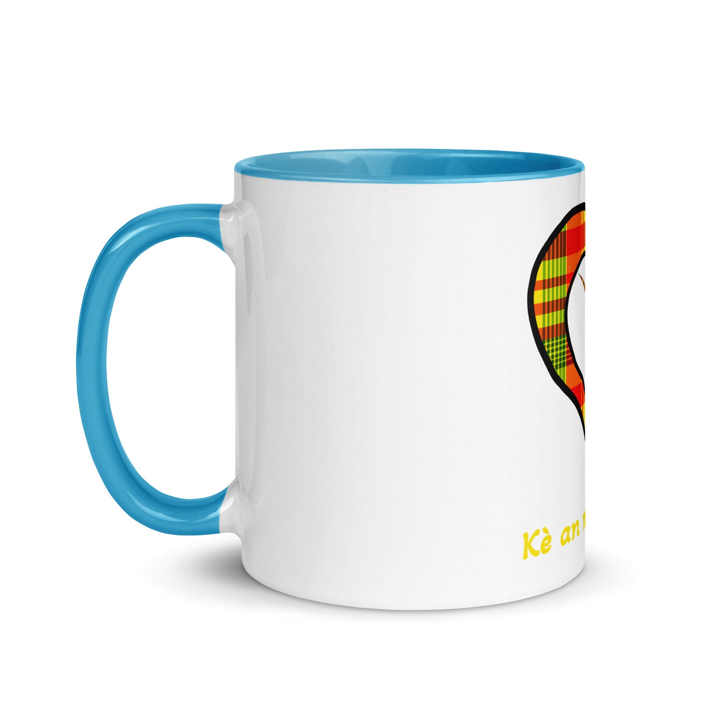 Mug Coloré Madras Sun Kè an mwen
