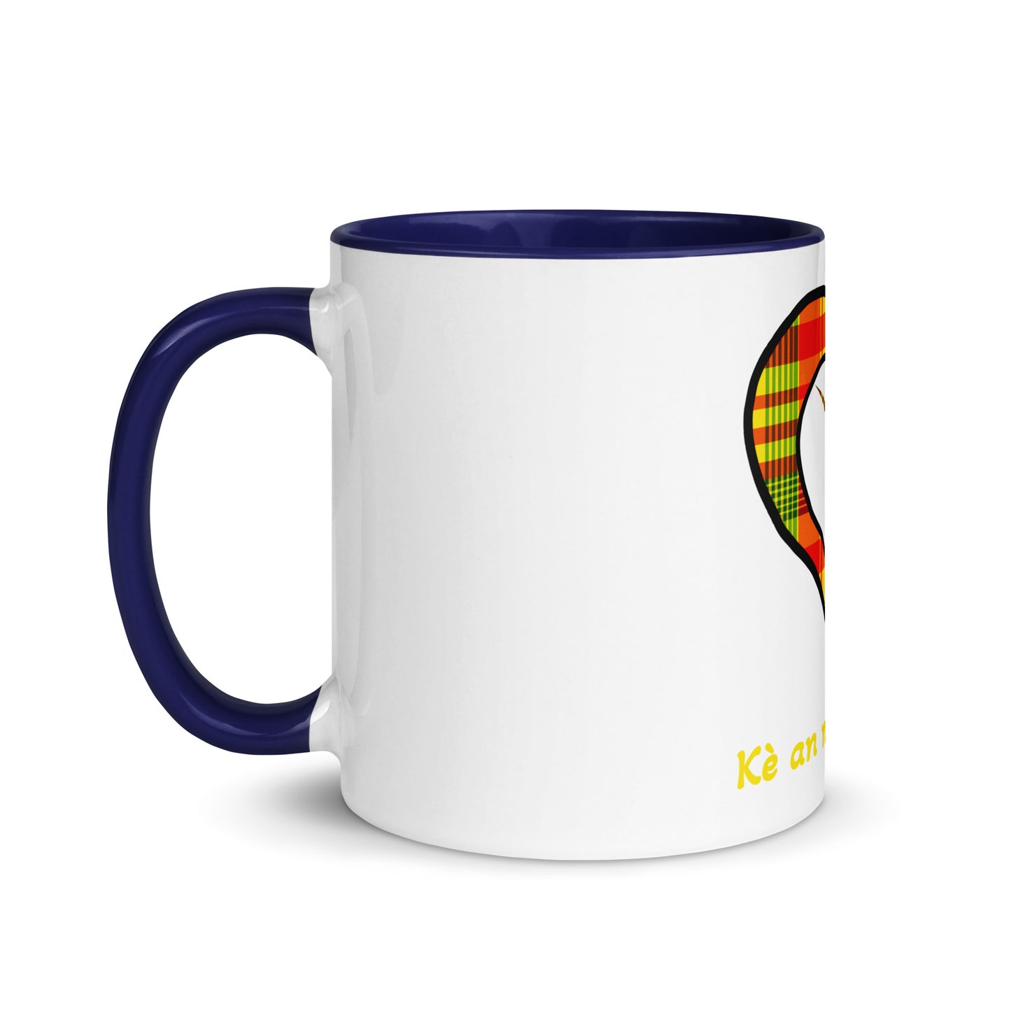Mug Coloré Madras Sun Kè an mwen