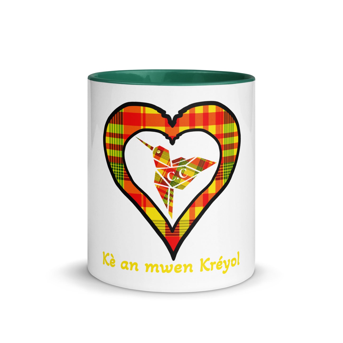 Mug Coloré Madras Sun Kè an mwen