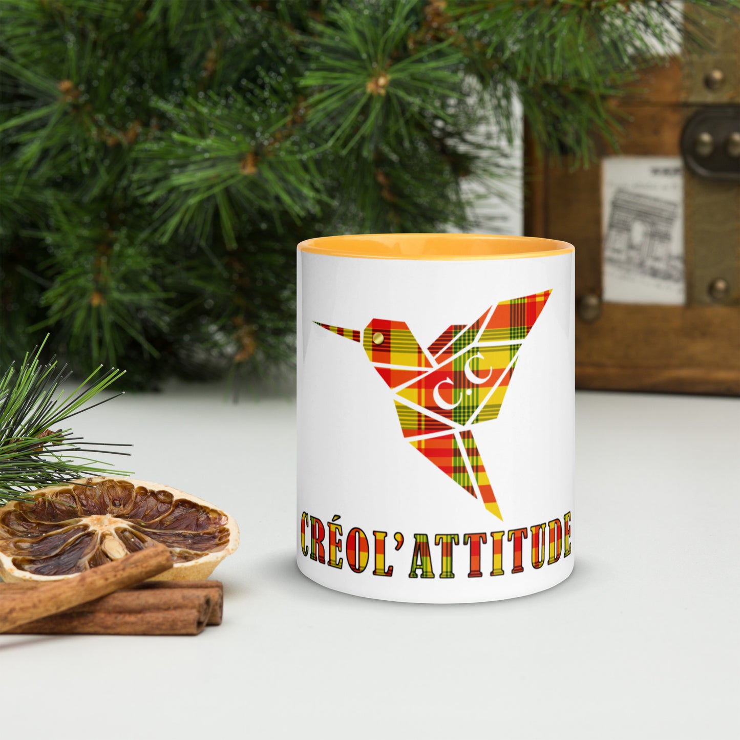 Mug Coloré Créol'Attitude Madras Sunshine