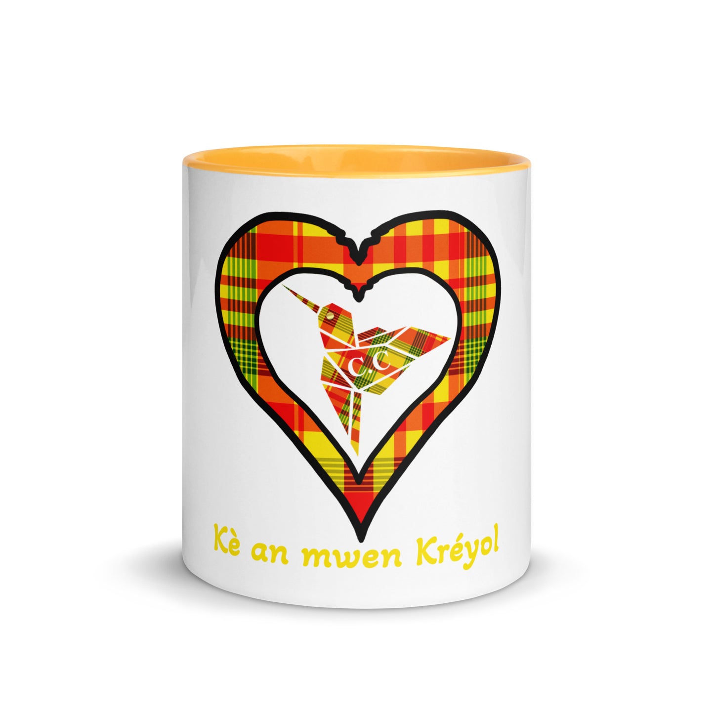 Mug Coloré Madras Sun Kè an mwen
