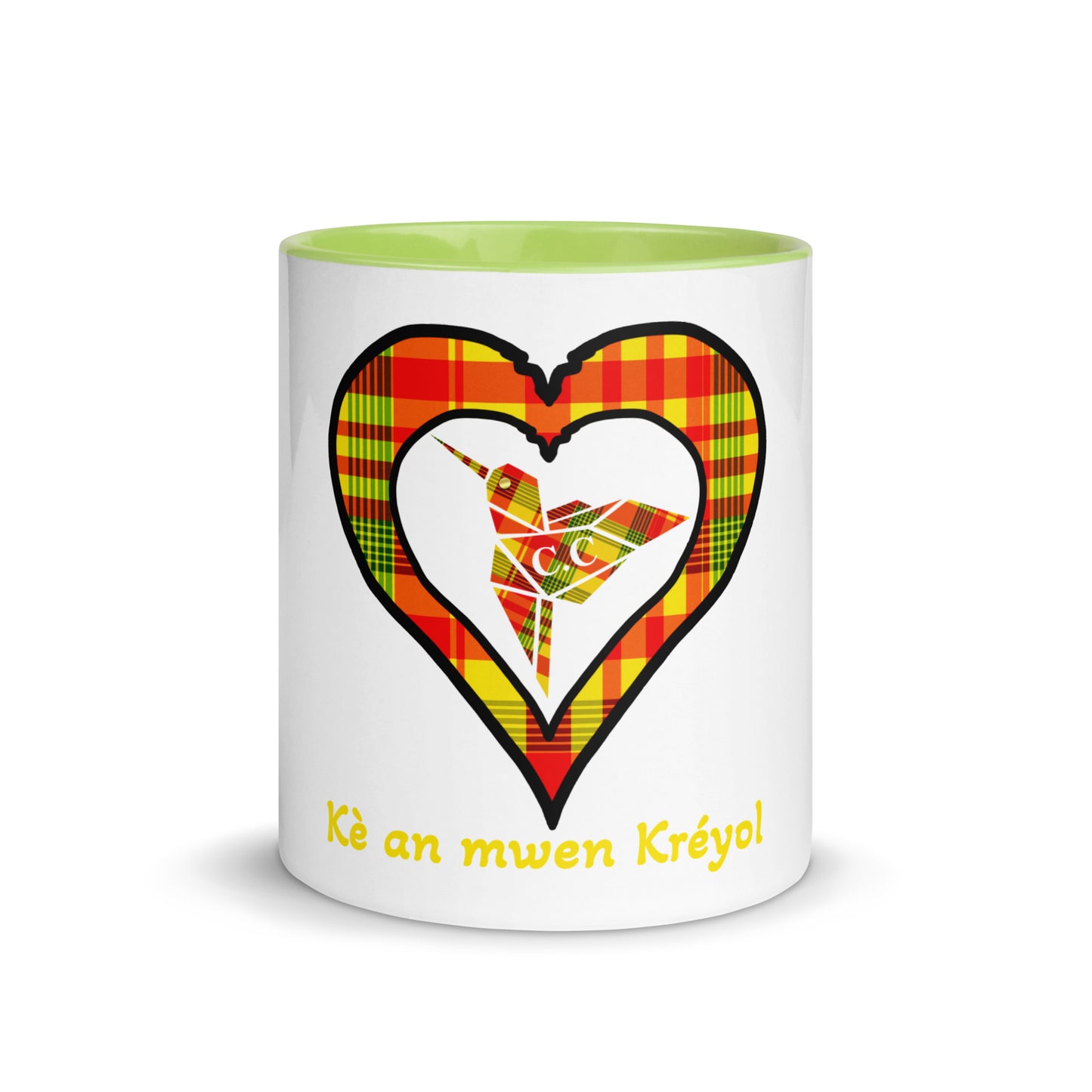 Mug Coloré Madras Sun Kè an mwen
