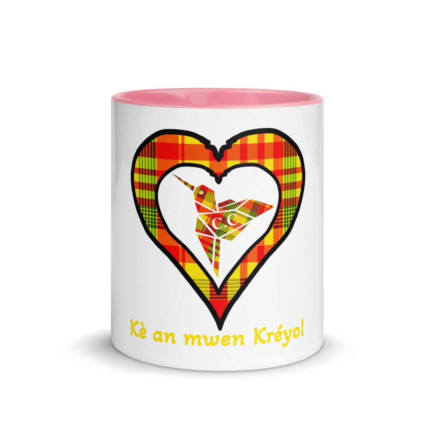 Mug Coloré Madras Sun Kè an mwen