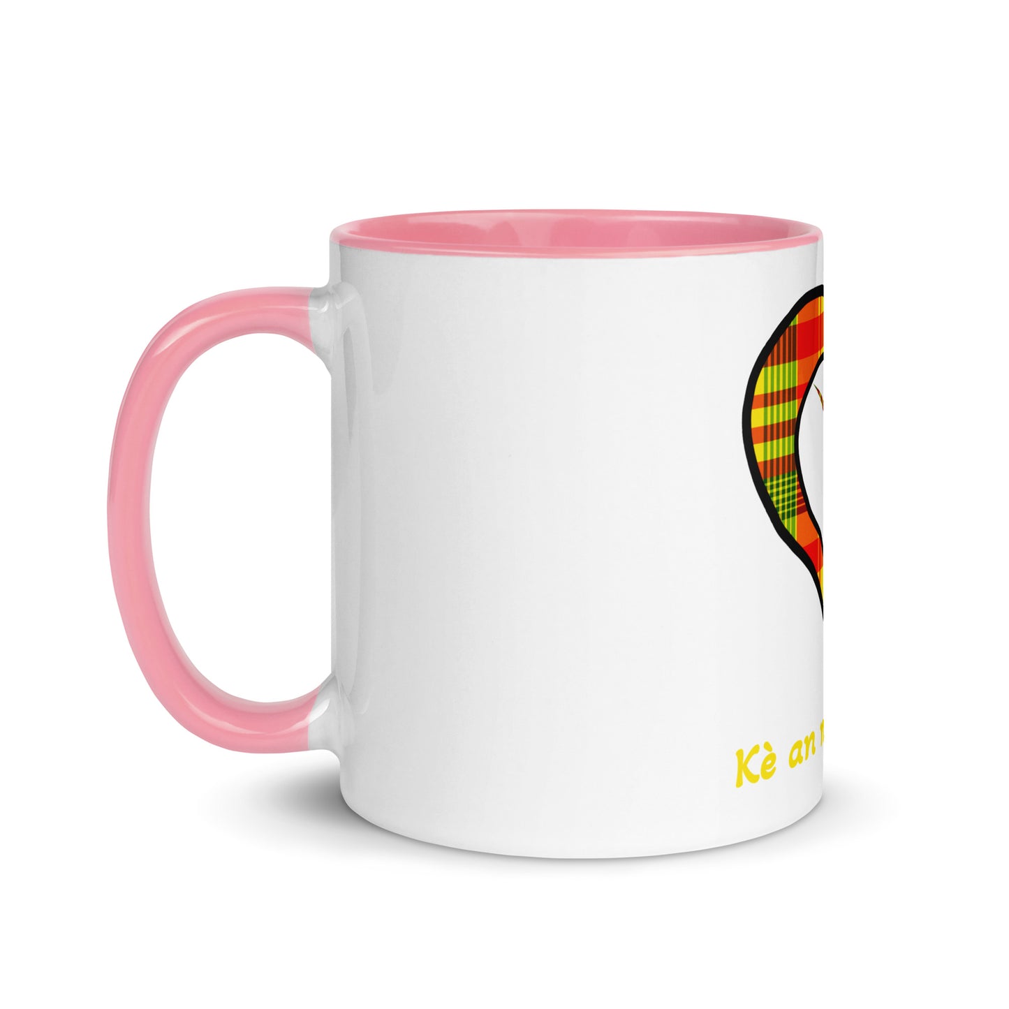 Mug Coloré Madras Sun Kè an mwen