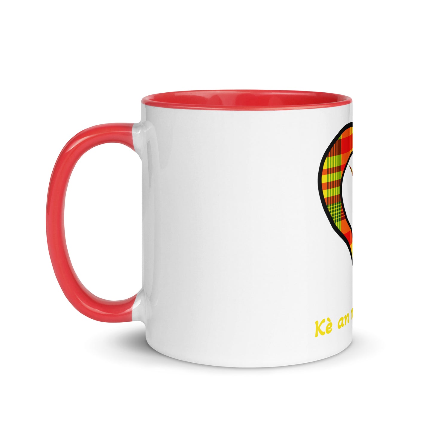 Mug Coloré Madras Sun Kè an mwen