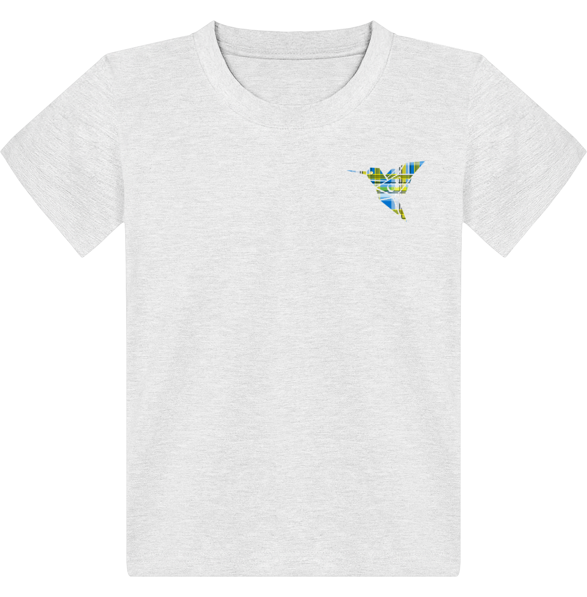 T-shirt Enfant C.C Madras Bleu