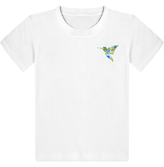 T-shirt Enfant C.C Madras Bleu
