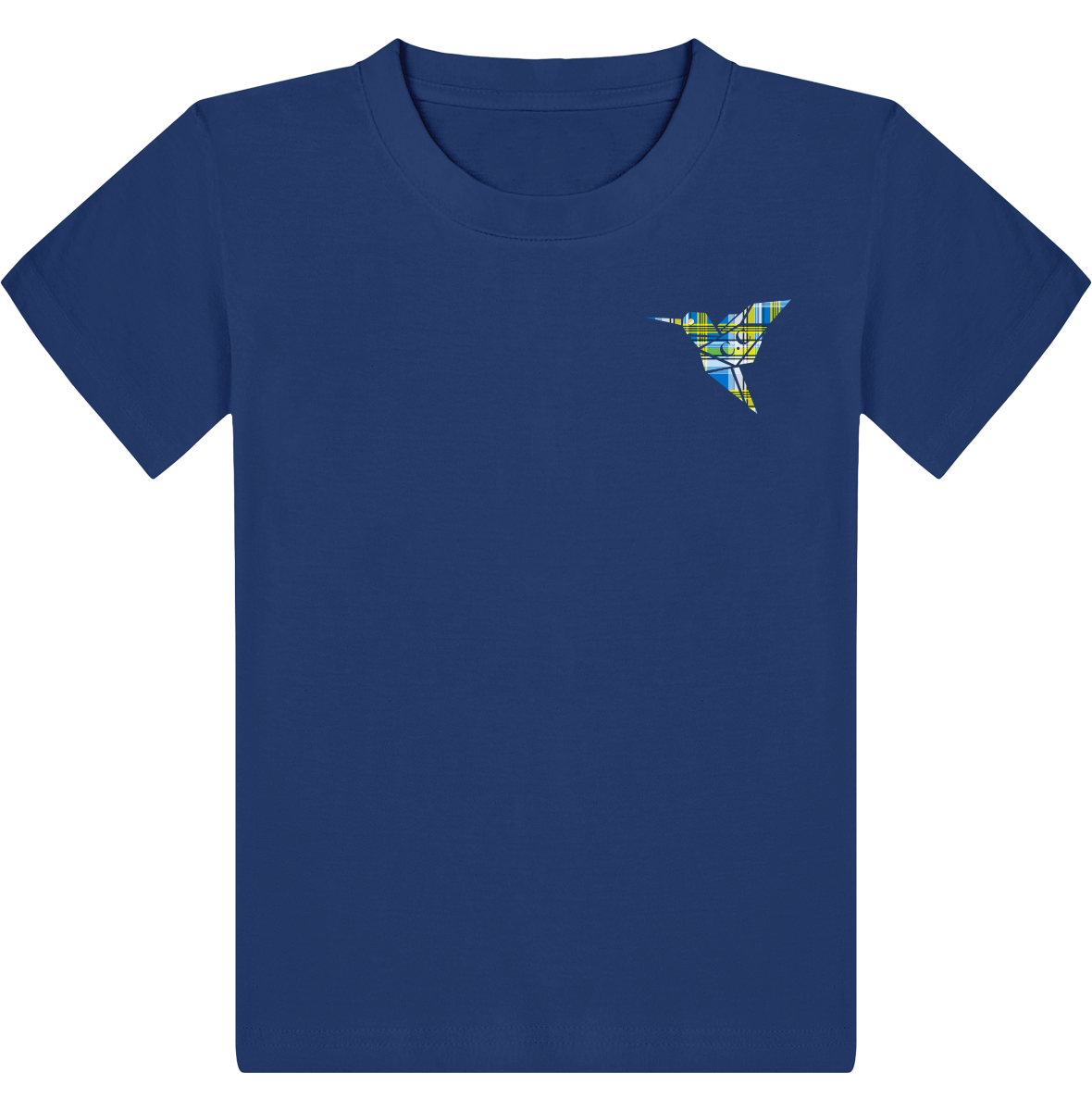 T-shirt Enfant C.C Madras Bleu