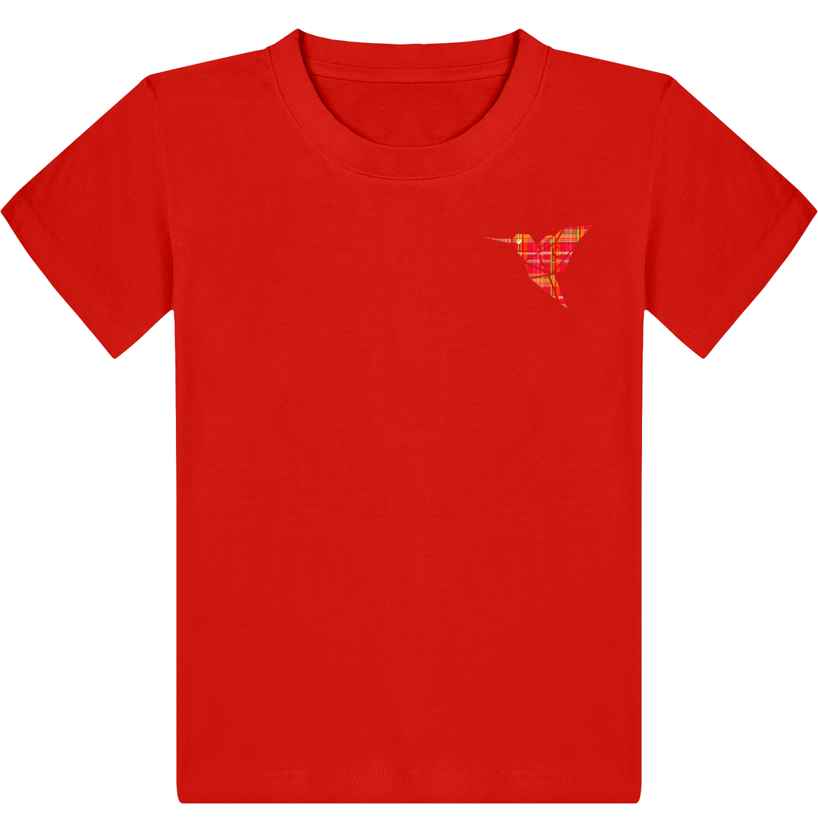 T-shirt Enfant C.C Madras Rouge