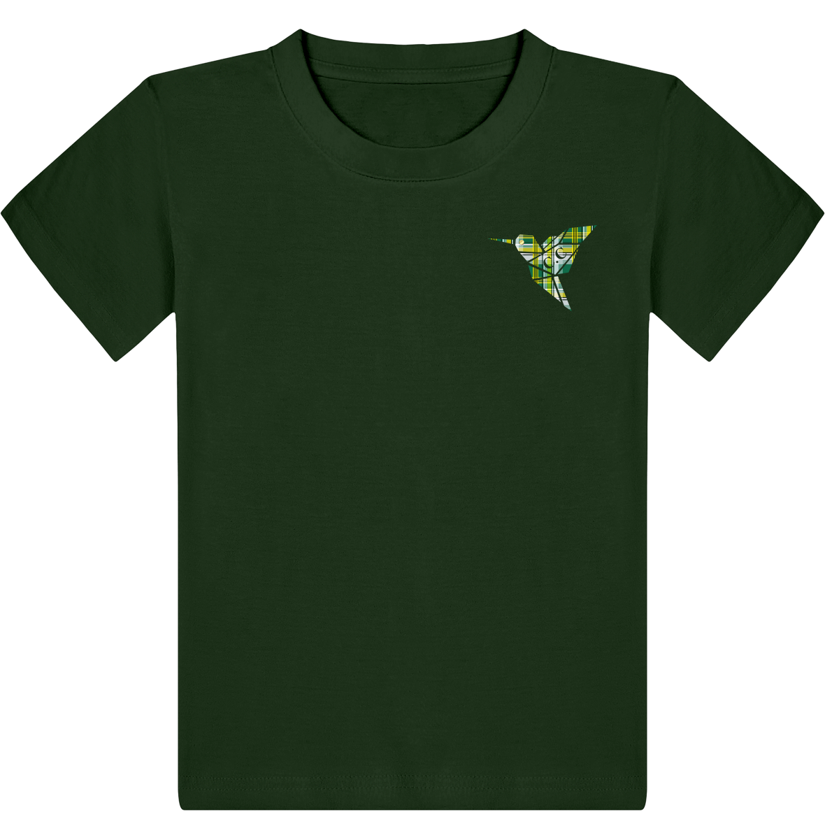 T-shirt Enfant C.C Madras Vert