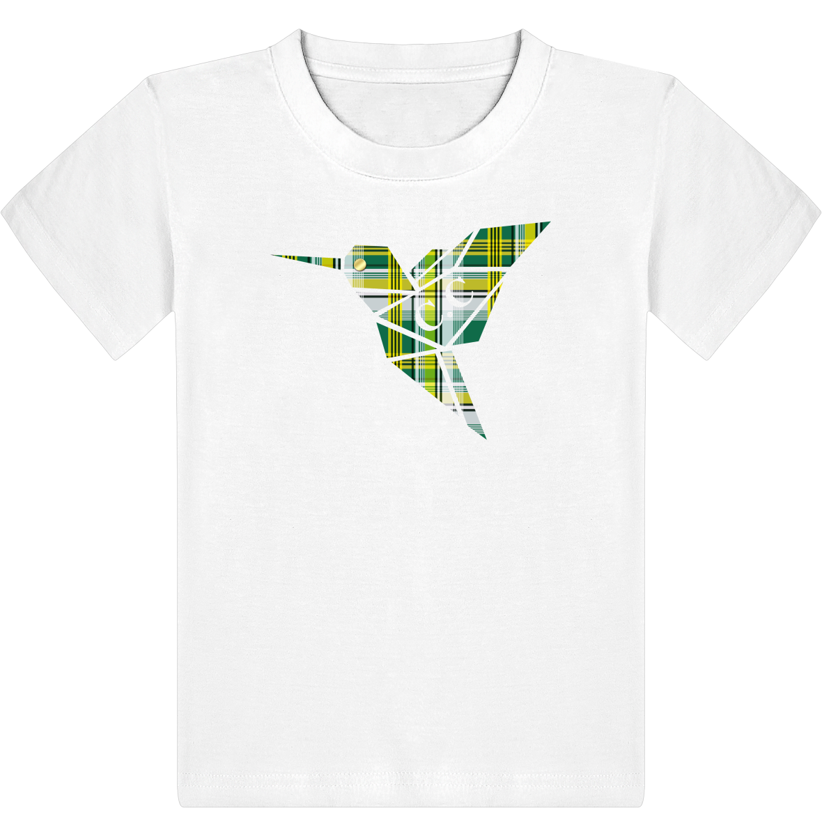 T-shirt Enfant C.C Madras Vert
