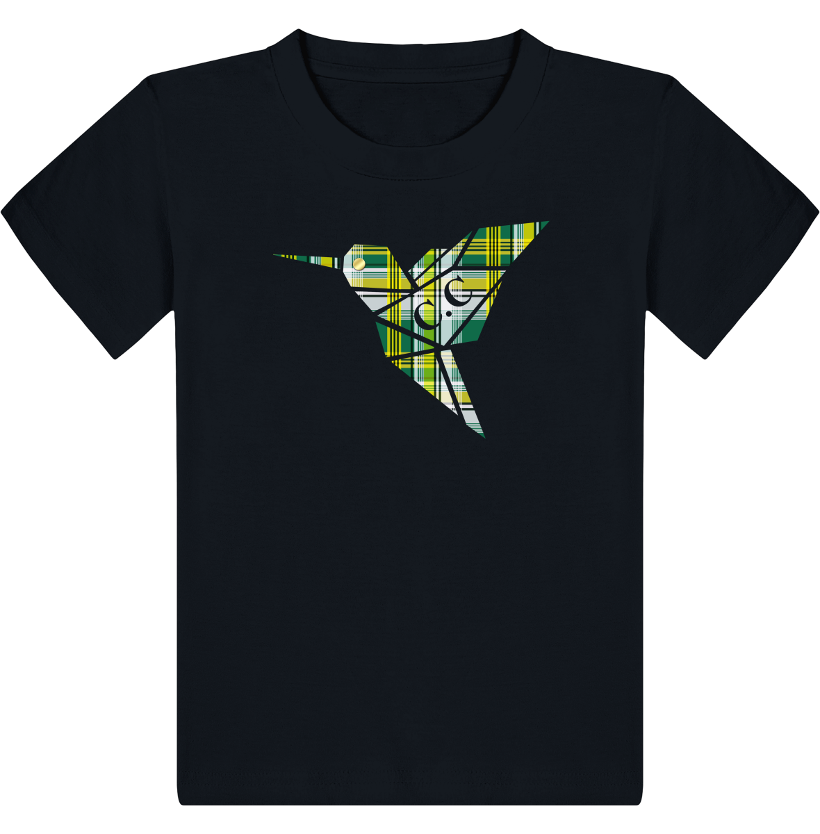 T-shirt Enfant C.C Madras Vert
