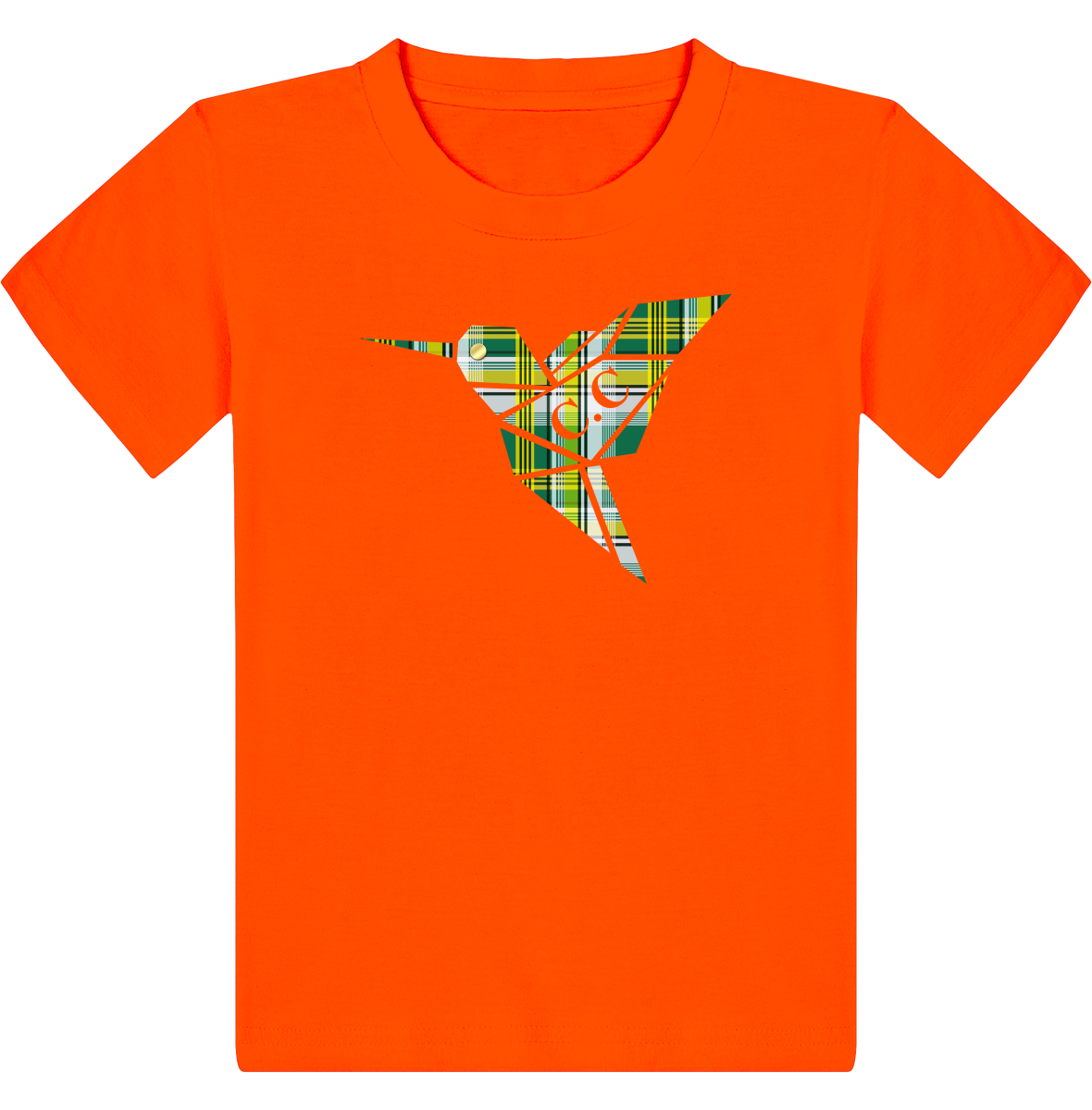 T-shirt Enfant C.C Madras Vert