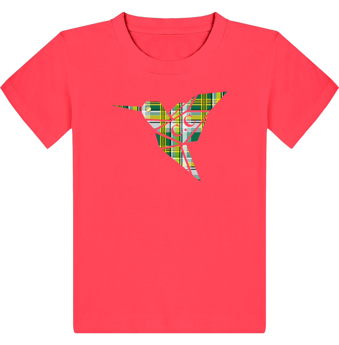 T-shirt Enfant C.C Madras Vert