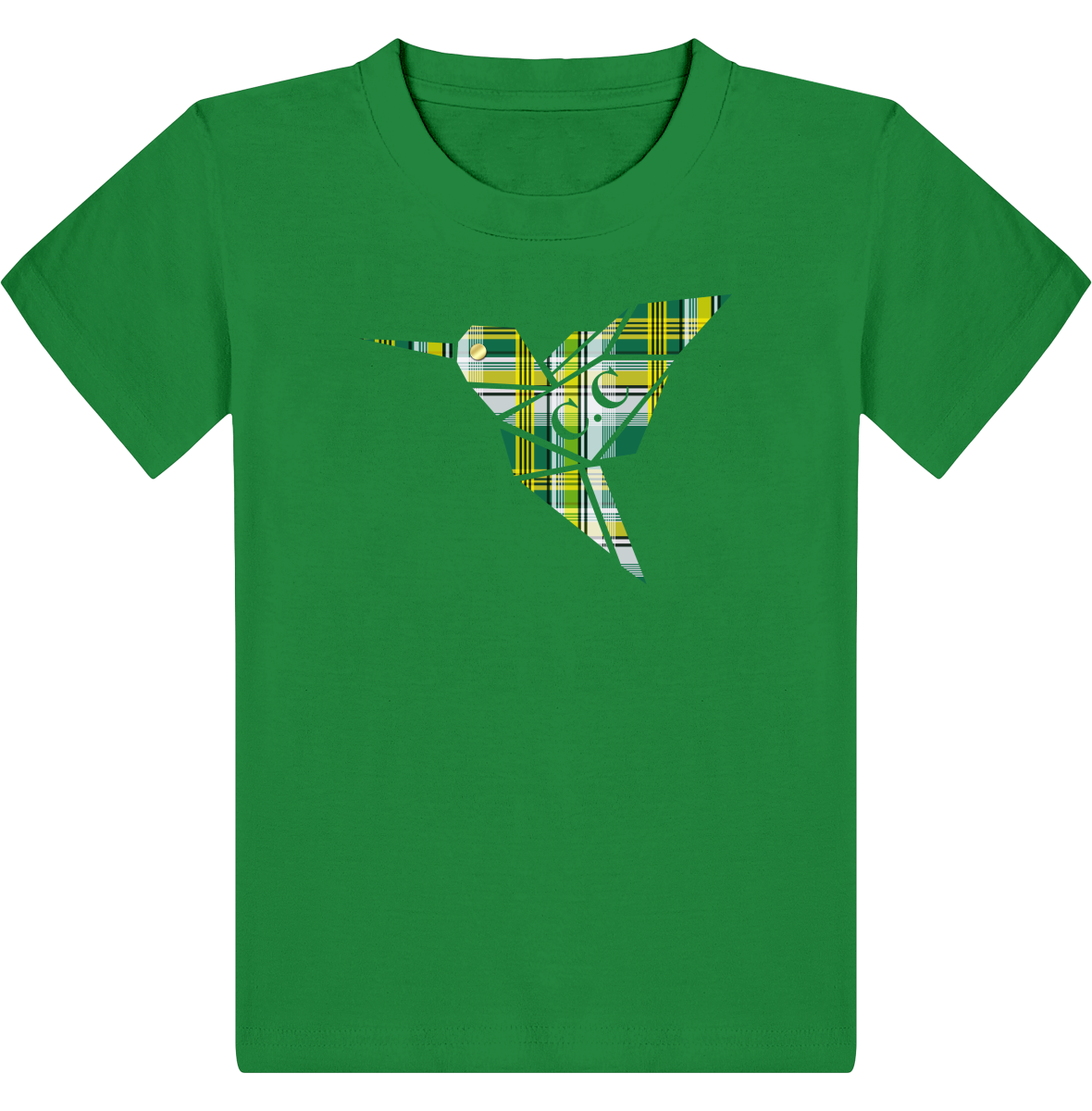 T-shirt Enfant C.C Madras Vert