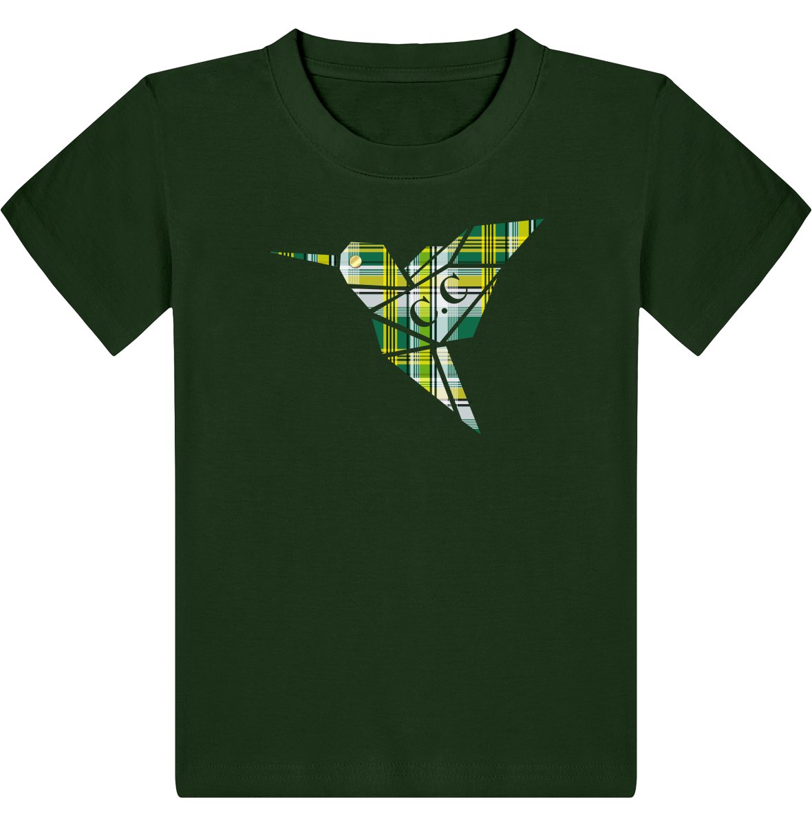 T-shirt Enfant C.C Madras Vert